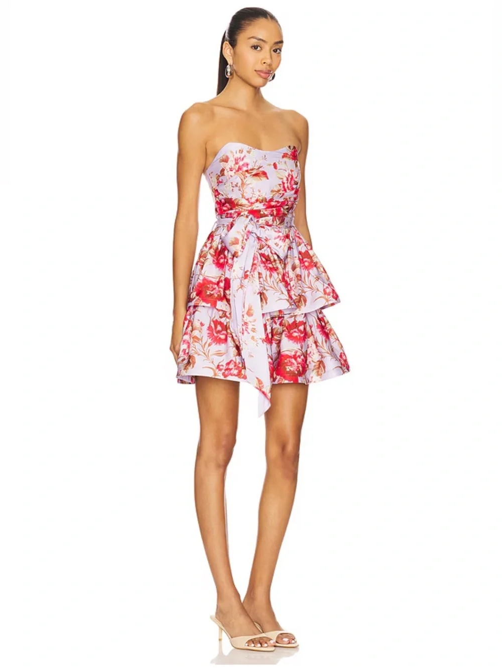 Elliatt Elina Strapless Mini Dress in Purple NEW - Picture 12 of 12